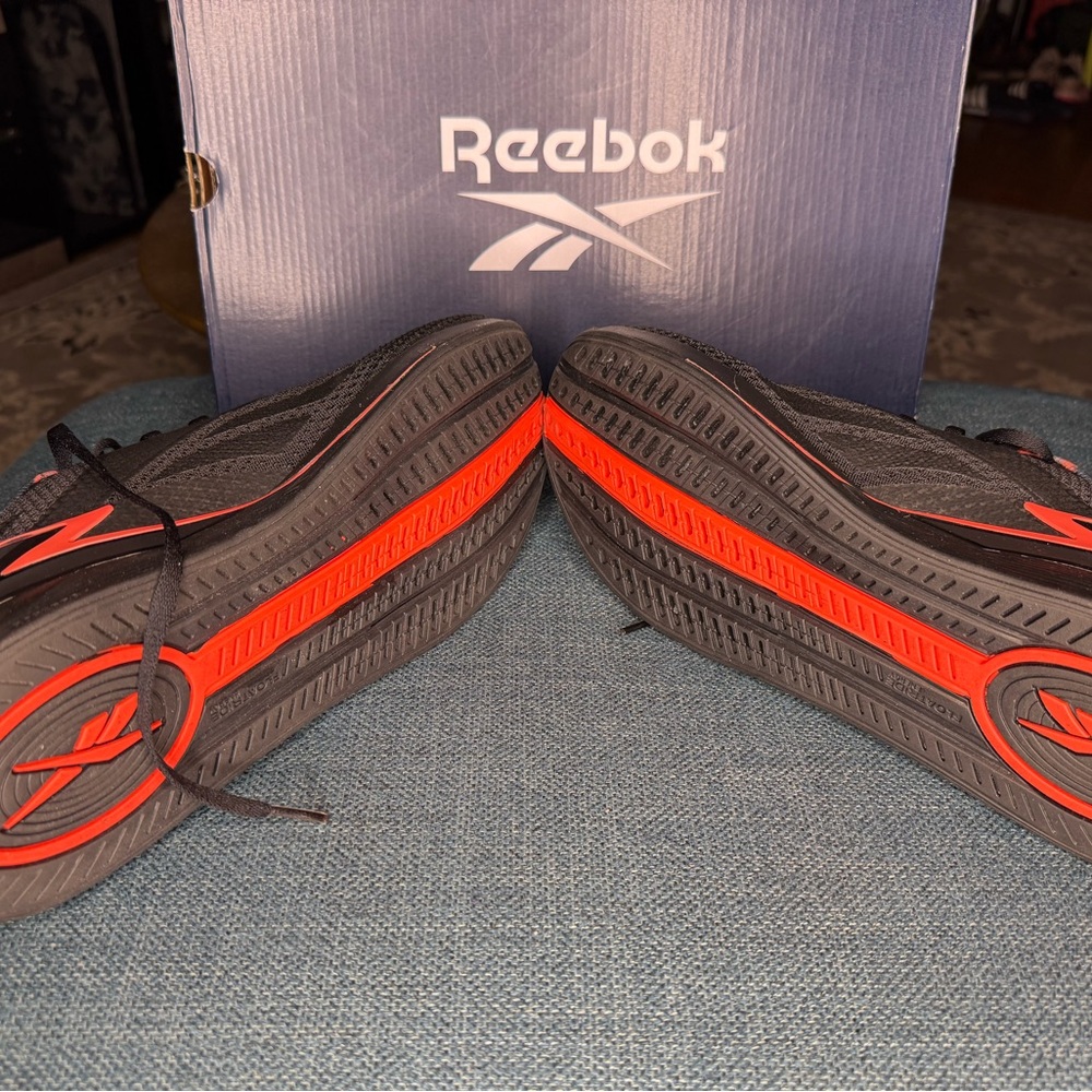 Reebok Charcoal and Crimson Athletic Shoes